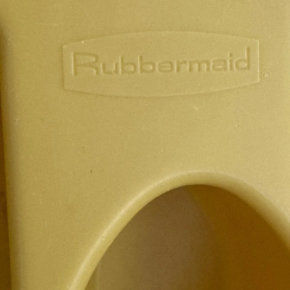 Vintage Rubbermaid Silverware Drawer Organizer Yellow Plastic Utensil Tray MCM